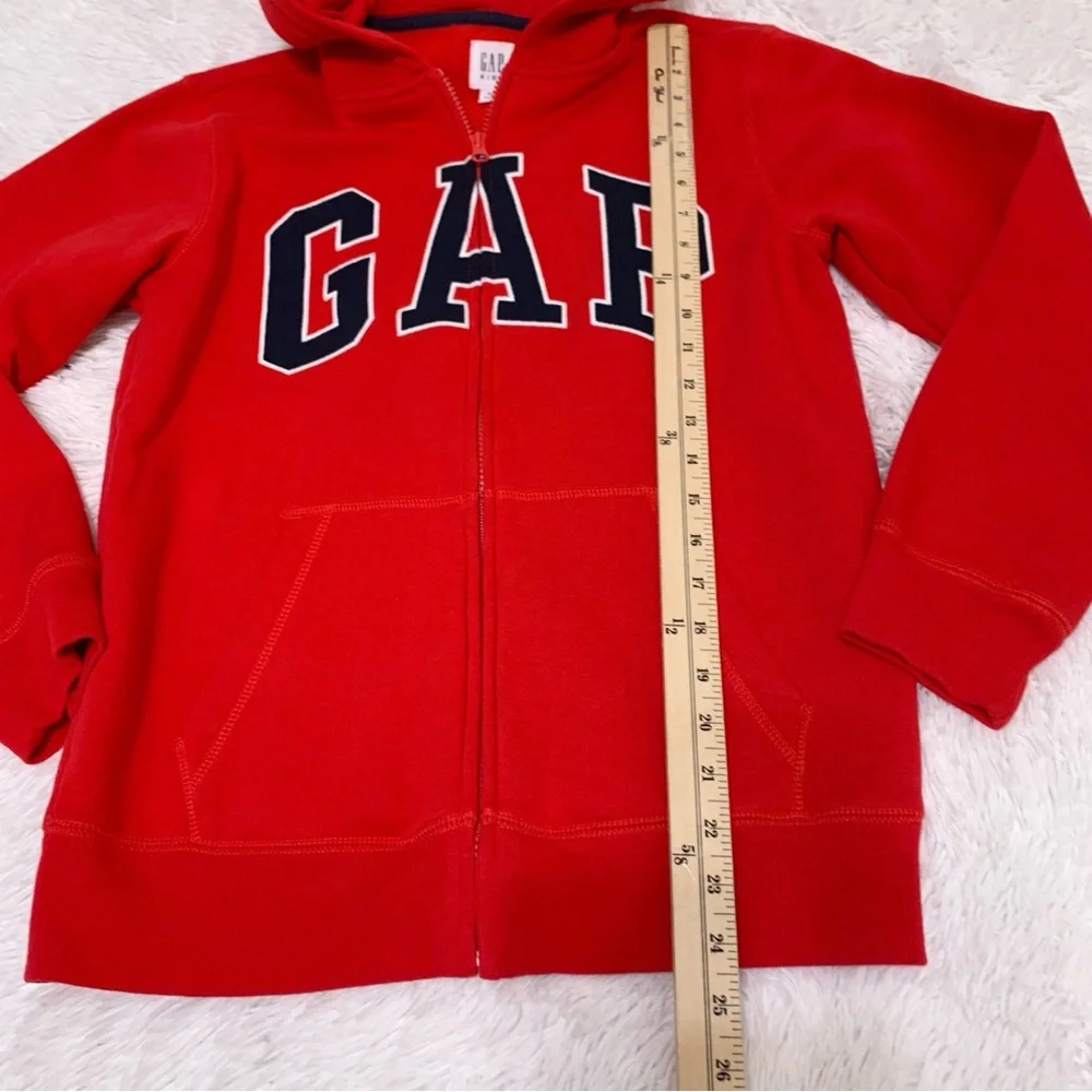 GAP Kids size‎ XXL(14-16) long sleeve full zip Hoodie in red